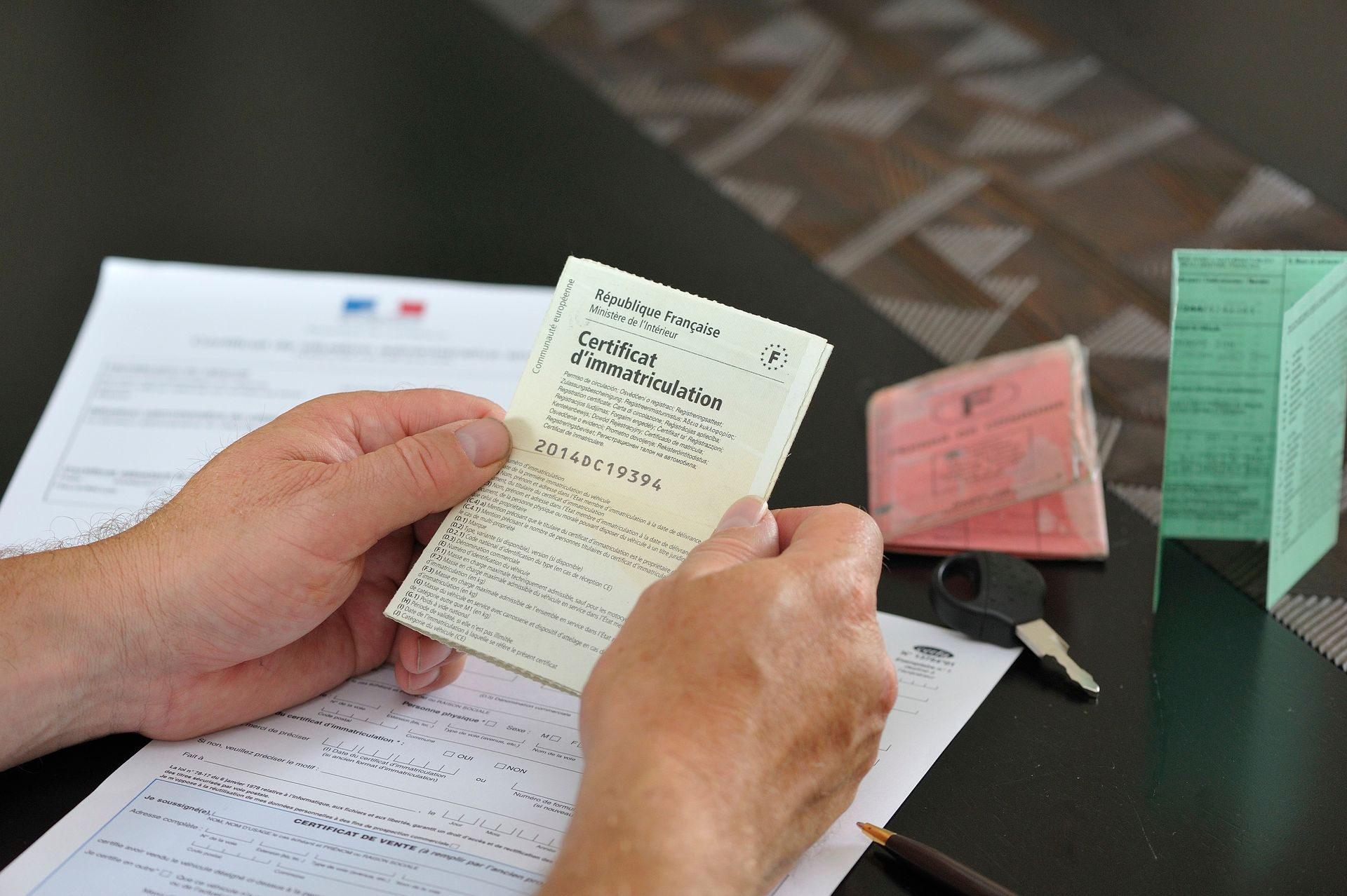 Dupliquer une carte grise