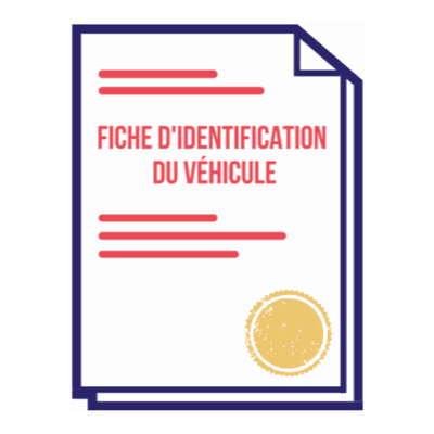 Fiche d'identification de véhicule