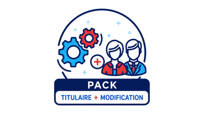 Pack Titulaire + Modification technique